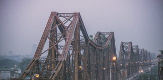 hình ảnh cây cầu long biên