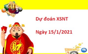Dự đoán XSNT 15/01/2021