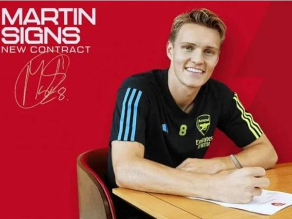 Arsenal ký hợp đồng khủng 5 năm với Martin Odegaard