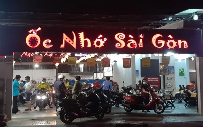 Ốc Nhớ Sài Gòn là địa chỉ quán hàu ngon ở sài gòn