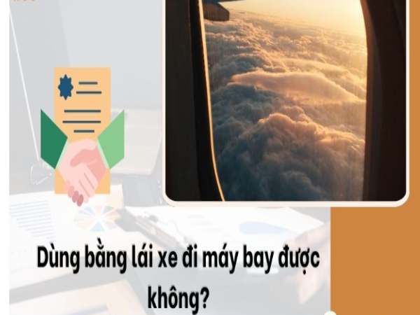 bằng lái xe có đi máy bay được không