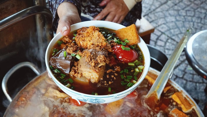Bún riêu cua Quán Ngà Hà Nội