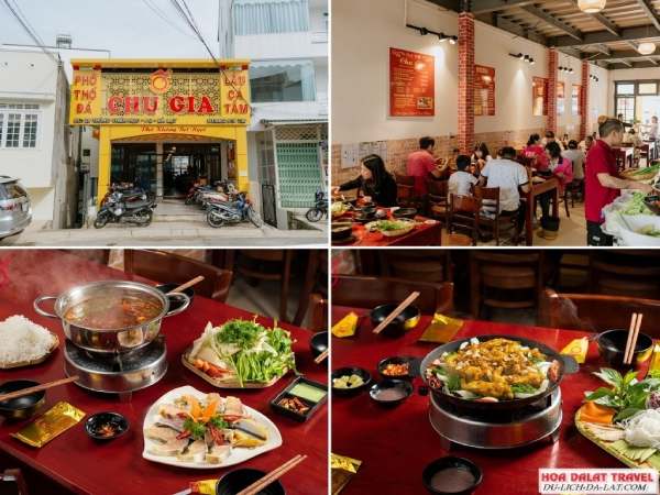 Lẩu Cá Tầm Chu Gia Đà Lạt
