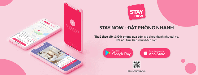 StayNow là app đặt phòng theo giờ