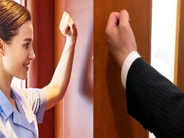 Gõ cửa trước để giúp khách sẵn sàng trước khi vào