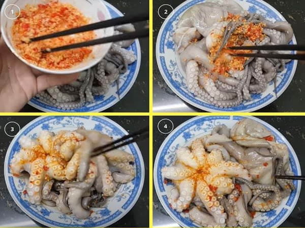 Cách ướp bạch tuộc nướng đúng chuẩn