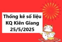Thống kê số liệu KQ Kiên Giang 25/5/2025