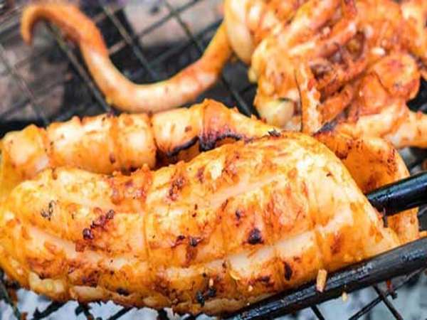 Mẹo nướng hải sản ngon, không bị khô