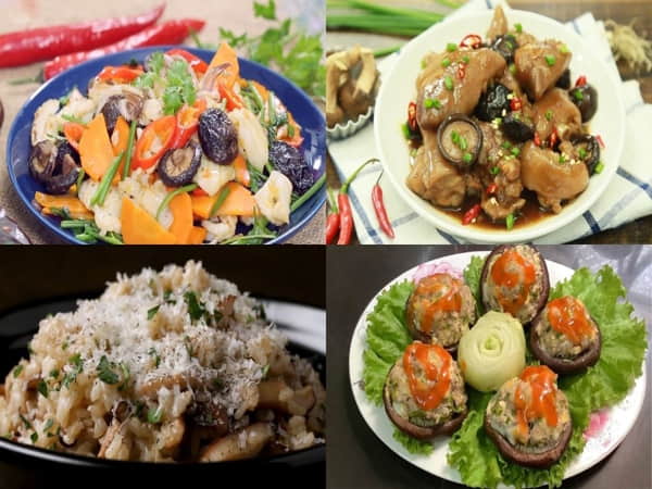 Gợi ý món ngon sau khi sơ chế nấm hương tươi